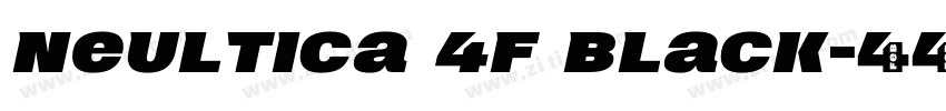 Neultica 4F Black字体转换
